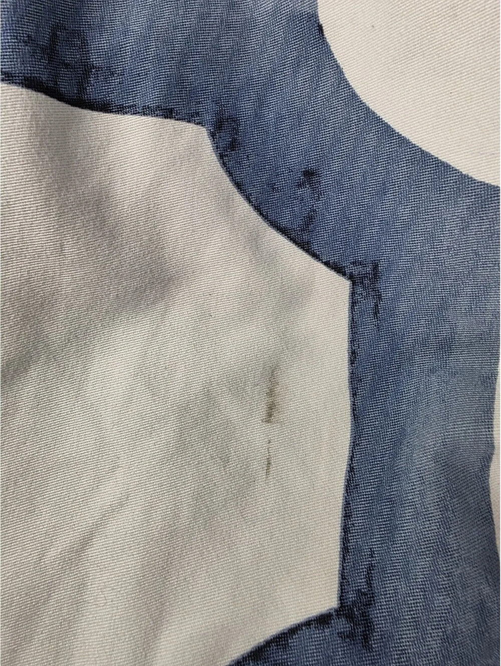 Exclusive Fabrics & Furnishings Mecca Blue Geometric Curtain 2 Panels 50x108